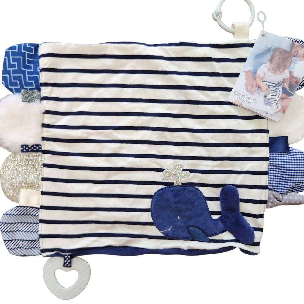 Baby‎ Activity Blankie clip on toy NWT Sea Creatures